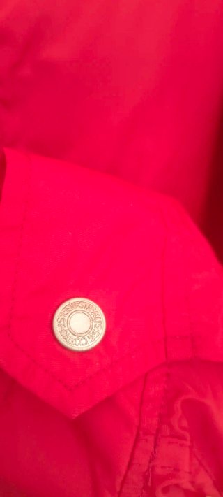 Chaqueta Impermeable Levi's Roja Talla L