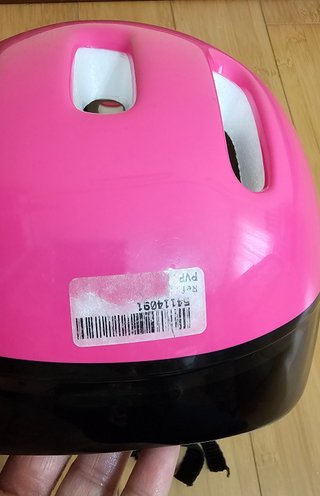 Casco infantil rosa Talla M