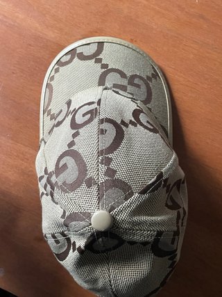 Gorra Gucci GG Beige y Marrón