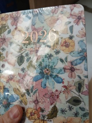 Agenda 2026 floral pequeña