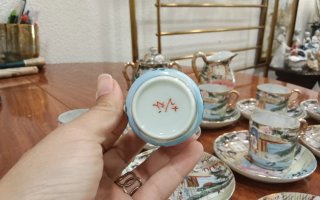 Set da tè in porcellana giapponese vintage