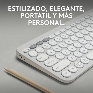 Teclado Logitech Pebble Keys 2 K380s Gris