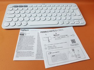 Teclado Logitech Pebble Keys 2 K380s Gris