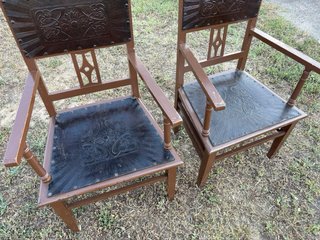 JUEGO DE SILLONES ANTIGUOS