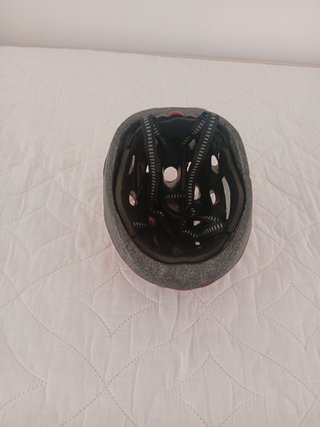 Casco Bicicleta Niña Rosa Corazones