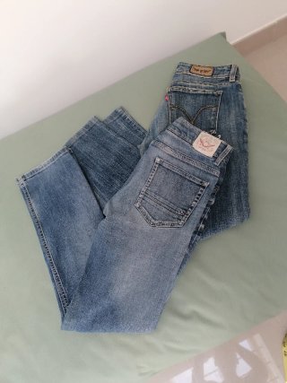 Lote 2 Vaqueros Levi's Azules