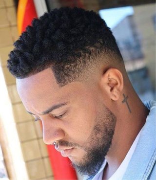 Peluquero, barbero, hombre y niños