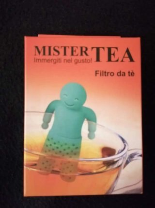 Filtro per tè a forma di omino