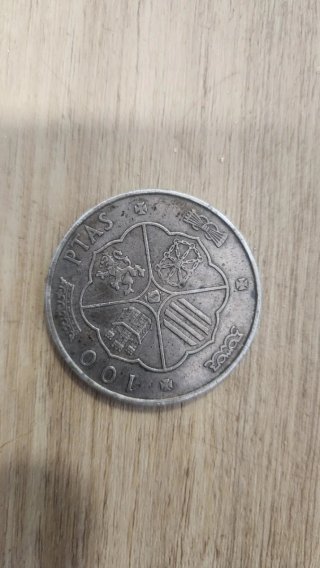 Moneda 100 ptas Francisco Franco Caudillo 1966