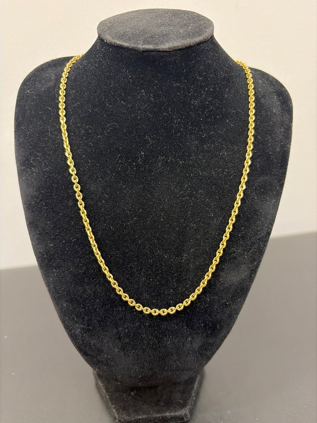 Cadena Oro 18k Eslabón Ovalado