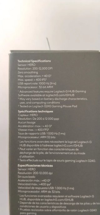 Mouse Gaming Logitech G305 Lightspeed Nero