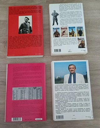 Lote 4 Libros de Temática militar Ejercito FRANCIA