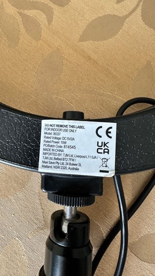 Luz Anel RGB com Suporte de Mesa