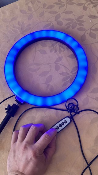 Luz Anel RGB com Suporte de Mesa