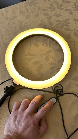 Luz Anel RGB com Suporte de Mesa