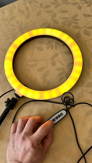 Luz Anel RGB com Suporte de Mesa