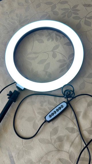 Luz Anel RGB com Suporte de Mesa