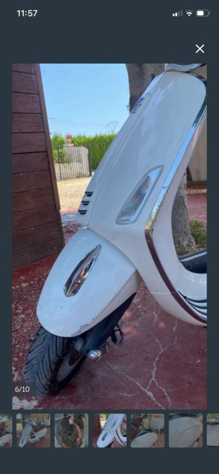 Vespa Primavera 50cc Blanca 2016