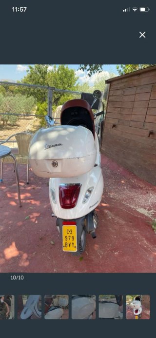 Vespa Primavera 50cc Blanca 2016
