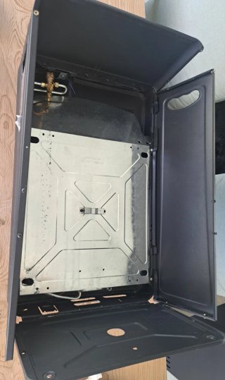 Cecotec Estufa Gas Llama Azul Plegable