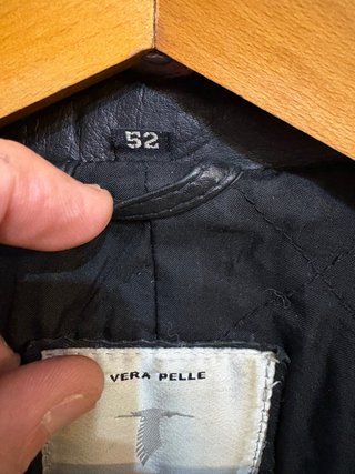 Giacca trench vera pelle morbida leggera vintage