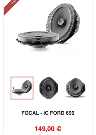 Altavoces Focal IC Ford 690