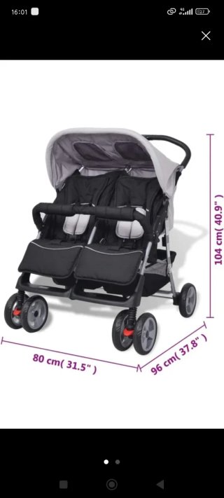 Silla gemelar doble