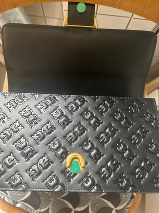 Borsetta Pinko Nera con Logo Uccelli