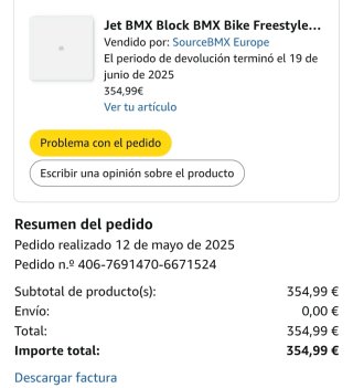 Bicicleta BMX nera con camuffamento
