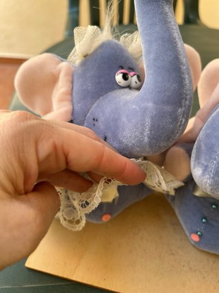 Pareja Elefantes Novios Peluche