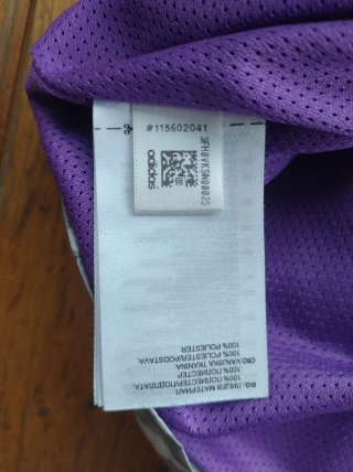 Giacca Antivento Adidas Real Madrid Grigia Viola
