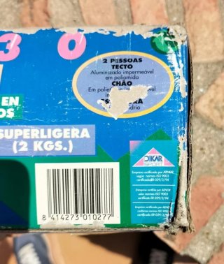 Tienda de campaña iglú 2 personas