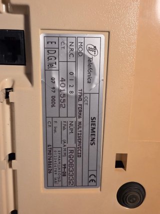Teléfono Forma Multiservicio Beige
