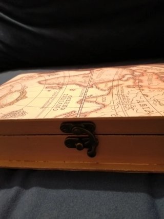 Scatola portaoggetti con Mappa Antica