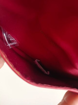 Borsa in pelle scamosciata rossa autentica MIU MIU