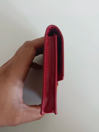 Borsa in pelle scamosciata rossa autentica MIU MIU