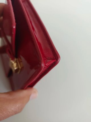 Borsa in pelle scamosciata rossa autentica MIU MIU