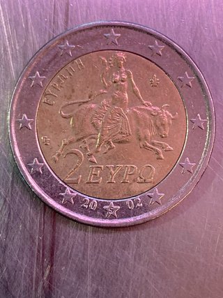 Moneda 2€ Grecia 2002