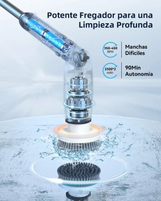 Cepillo Eléctrico Limpieza Hogar Leebein
