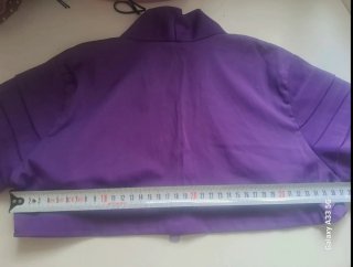 Bolero donna viola taglia unica