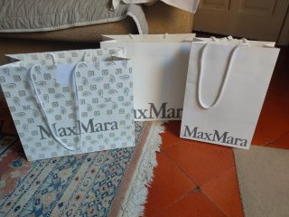 3 Borse Regalo Max Mara Bianche