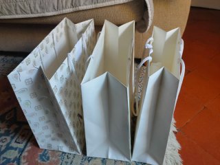 3 Borse Regalo Max Mara Bianche