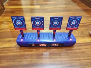 Nerf Moto Blitz + Diana Automática con juegos