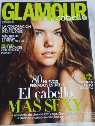 Revista Glamour cabello