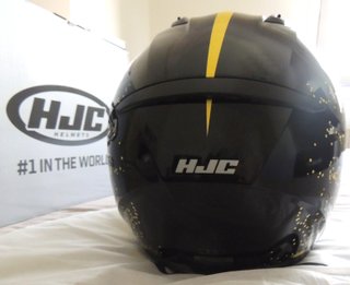 Casco HJC Integral XXL Negro/Amarillo