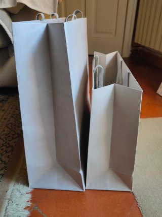 2 Bolsas Regalo Jimmy Choo Beige/Oro