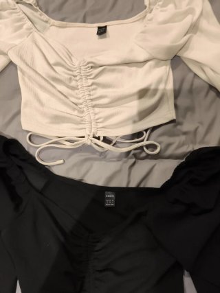 Conjunto 2 Camisetas Manga Larga Fruncidas