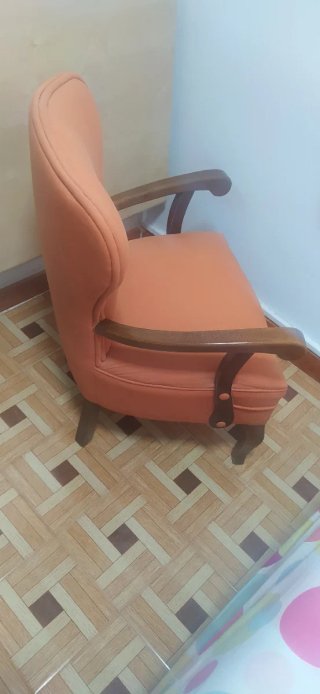 Butaca vintage de lona resistente