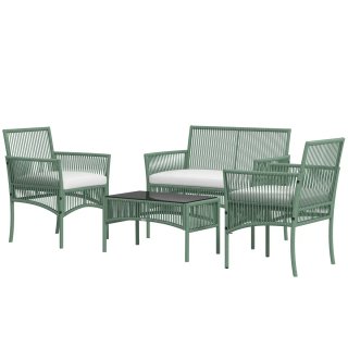 Conjunto Jardín Ratán Sintético