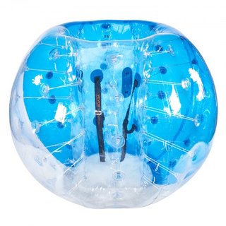 Bola Inflable de Choque 1-Pack, 5FT/1.5M Bolas Zorb Sumo para Adolescentes y Adultos, Bolas de Burbuja Humana de PVC de 0.8mm para Juegos de Equipo al Aire Libre, Juguetes de Choque para Jardín, P...